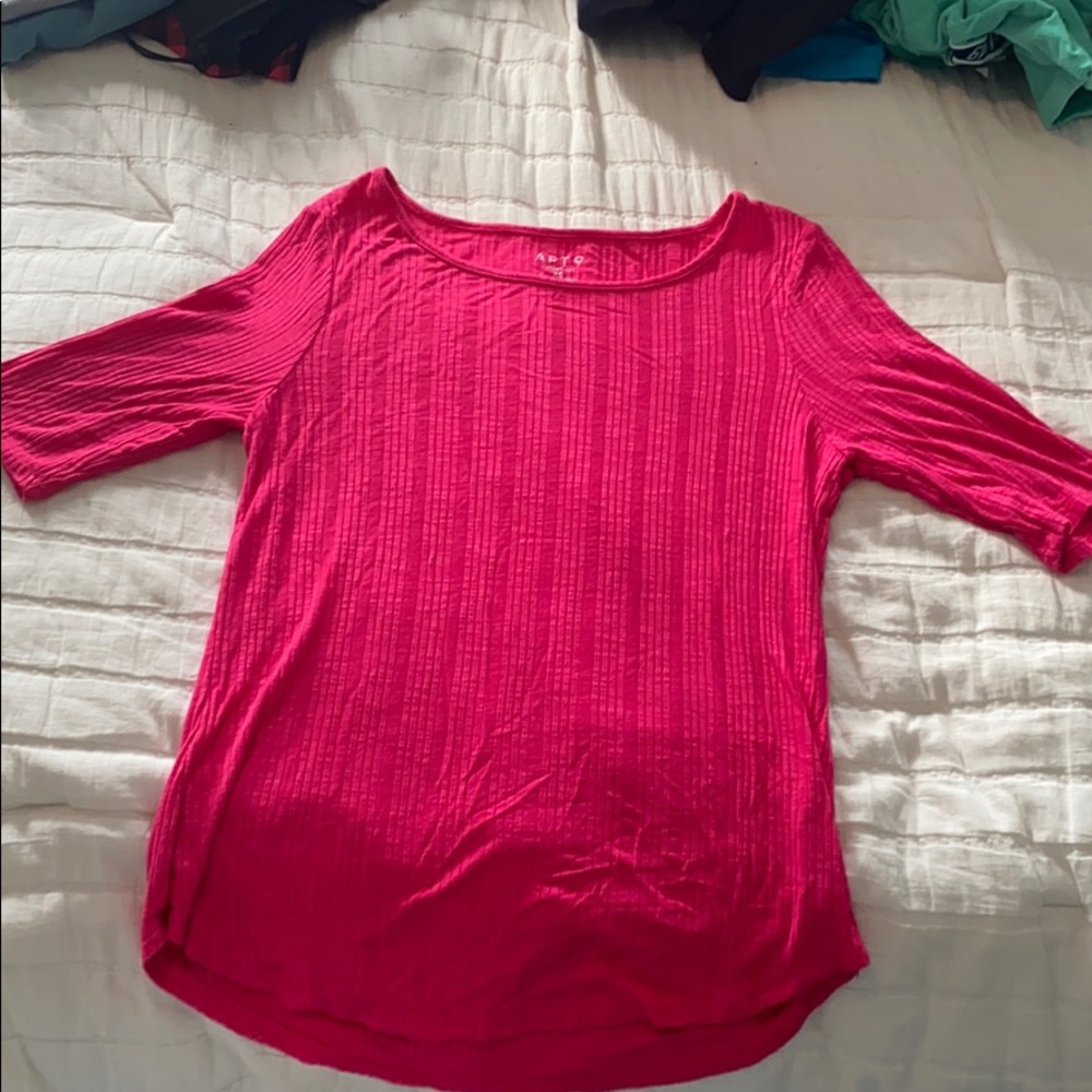 Hot pink top